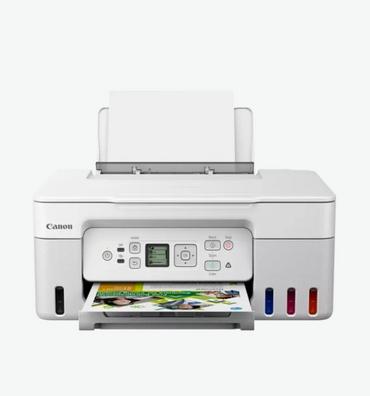 Мастилоструйно многофункционално устройство Canon PIXMA G3470 All-In-One, White + Canon GI-41 BK