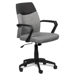 Офис стол ИСКЪР - сив с черно, два цвята