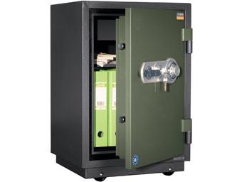 Метален сейф FRS PMT 67 - механичен кодов комбинатор с перманентен код + ключ