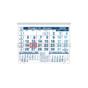 Работен календар Компакт 6 - син календариум