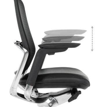 Работен стол АРЕС-регулируеми подлакътници, нагоре-надолу