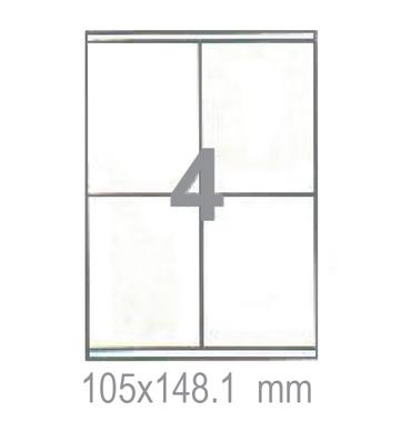 Самозалепващи етикети 105х148.1 4 бр.