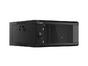 Комуникационен шкаф Lanberg rack cabinet 19' wall-mounted 4U 600 fast assembly (flat pack) black