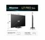 Телевизор Hisense 55'U7Q Pro, 4K Ultra HD 3840x2160, ULED, FALD, Quantum Dot, 165Hz, IPS, HDR 10+, HLG, Dolby Vision IQ, Dolby Atmos, Smart TV, WiFi 5GHz, WiFi Direct, BT, Anyview Cast,light sensor,Solar Powered Remote, 4xHDMI, 2xUSB, LAN, CI+, DVB-T2/C/S
