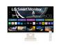 Монитор LG 27U511SA-W, 27' IPS Smart webOS23, 100Hz, 5ms, 1300:1, 250cd/m, FHD 1920x1080, ThinQ, sRGB 99%, HDR 10, HDMI, USB, Bluetooth, AirPlay 2, Speacers 5W x 2, Tilt, White