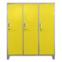Метален гардероб детски BTL JZ с 2 отделения 150x120x40 см- снимат отпред, затворен