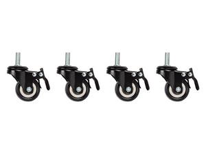 Аксесоар Lanberg castors x4 with thread and brake for wall mounting 19' cabinets