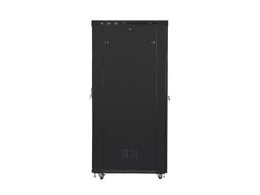 Комуникационен шкаф Lanberg rack cabinet 19' free-standing 42U/800x1200 (flat pack) with mesh door lcd black v2