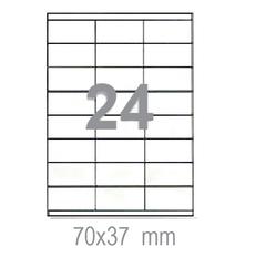 Самозалепващи етикети 70х37 24 бр.