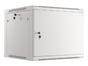 Комуникационен шкаф Lanberg rack cabinet 19' wall-mount 9U/600x600 for self-assembly with metal door grey (flat pack)