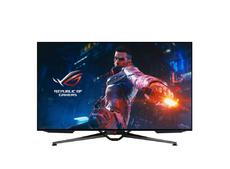 Монитор Asus ROG Swift OLED PG48UQ gaming monitor, 47.5'' 4K, OLED, 138Hz (overclocked), 0.1 ms (GTG), G-SYNC compatible, anti-glare micro-texture coating, custom heatsink, uniform brightness, 98% DCI-P3, true 10-bit, HDMI 2.1, DisplayPort 1.4, Black