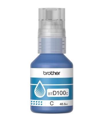Консуматив Brother BT-D100C Cyan Ink Bottle
