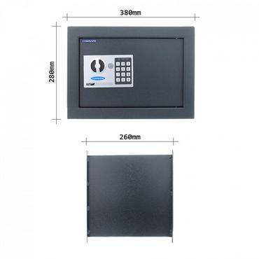Размери на сейф за вграждане UNS WLL2 - размери