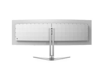 Монитор Philips 49M2C8900L, 48.9' QD-OLED Curved 1800R, 5120x1440@144Hz, 0.03 GtG, 1000cd m/2, 1.000.000:1, Mega Infinity DCR, Adaptive Sync, FlickerFree, Blue Light Soft., 7.5Wx4+DTS, Tilt, Height Adjust, Swivel, 2xHDMI, DP, USB hub