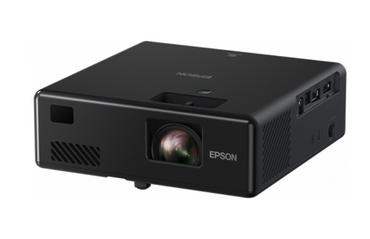 Мултимедиен проектор Epson EF-11, Portable Laser, Full HD (1920 x 1080), 16:9 , 1000 ANSI lumens, 2500000:1, 1xHDMI, Bluetooth, Miracast, 1x2 W, 30-150', 1.2 kg, Black