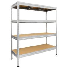 Метален стелаж BTL цинк 177x180x45см 500кг/ рафт - сниман отпред, празен