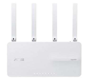 Рутер Asus Business Router & Access Point ExpertWiFi EBR63, AX3000, Dual-Band, Quad-Core 1.7GHz CPU, 256MB/512MB Flash/RAM, Gigabit, OFDMA, Beamforming, Switch & Security Gateway, 5 SSIDs, VLAN, SDN, customize guest portal, site-to-sit VPN, wall mounting,