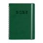 Календар - бележник СПИРАЛА ЛУКС A5 зелен