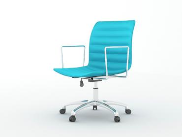 Работен стол ПРЕСЛАВ LN 001-фиксирани подлакътници