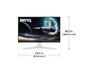 Монитор BenQ MOBIUZ EX271, 27', IPS, 180Hz, 1ms, 1920x1080 FHD, HDR400, Gaming Monitor, Color Vibrance, Light Tuner, FreeSync, Compatible with all Console (PS5 Xbox Switch Steam Deck), B.I.+, LBL, 400 nits, 1000:1, HDMI, DP, Speaker 2.5W x2,  6kg. WHITE