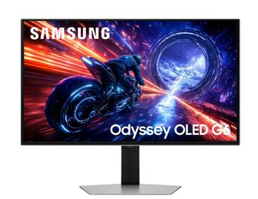 Монитор Samsung 27FG602 27' Odyssey G6 OLED 500Hz 0.03ms 2560x1440 DP HDMI Silver