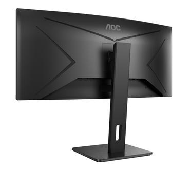 Монитор AOC CU34P2A, 34' Curved 1500R, VA, WLED, 3440x1440@100Hz, 4ms GtG, 1ms MPRT, 300cd m/2, 3000:1, 50M:1 DCR, Adaptive Sync, FlickerFree, Low Blue Light , 3Wx2, Tilt, Height Adjust, Swivel, 2xHDMI, DP, USB hub