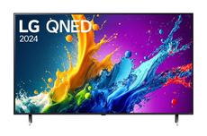 Телевизор LG 50QNED80T3A, 50' 4K QNED HDR Smart TV, 3840x2160, DVB-T2/C/S2, Alpha 5 AI 4K Gen7, HDR 10 PRO, webOS 24 ThinQ, 4K Upscaling, WiFi 5, Voice Controll, Bluetooth 5.1, AirPlay 2, LAN, CI, HDMI, SPDIF, 2 pole Stand , Silver