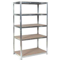 Метален стелаж BTL цинк 180x90x40см 175кг/ рафт - монтиран