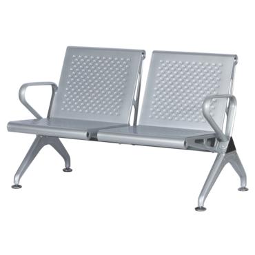 Посетителска пейка BTL 31 - двуместна, сива