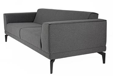Триместен диван САМУИЛ SOLO 03 - снимка отдясно, сив