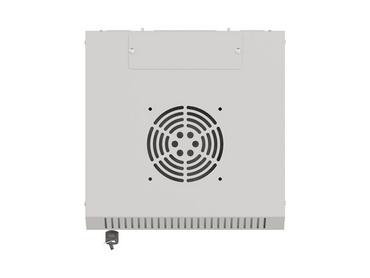 Комуникационен шкаф Lanberg rack cabinet 10' wall-mount 9U/300x300 (flat pack) with glass door grey