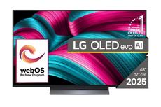 Телевизор LG OLED48C51LA, 48' UHD OLED evo, 4K (3840 x 2160), DVB-C/T2/S2, Full Cinema Screnn, Alpha 9 AI 4K Gen8, 120Hz Native (VRR 144Hz), ThinQ AI, HDR10, VRR, NVIDIA G-SYNC, AMD FreeSync, Dolby Vision, Dolby Atmos, Wi-Fi 6, Bluetooth, HDMI, USB, Airpl