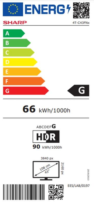 Телевизор Sharp 43FN2EA, 43' LED  Android TV, 4K Ultra HD 3840x2160 Frameless, 1 000 000:1, DVB-T/T2/C/S/S2, Active Motion 800, HARMAN/KARDON, HDR10, Dolby Digital, Dolby Vision, DTS:X, Google Assistant, Chromecast Built-in, 2xHDMI 2.1, SD card reader, 3.