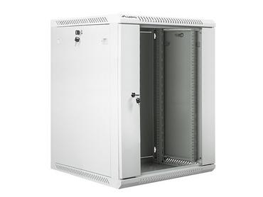 Комуникационен шкаф Lanberg rack cabinet 19' wall-mount 15U / 600x600 for self-assembly (flat pack), grey