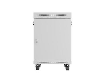 Комуникационен шкаф Lanberg rack cabinet 19' free-standing 15U/600x800 (flat pack) with glass door lcd grey v2