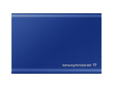 Твърд диск Samsung Portable SSD T7 1TB, Blue