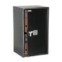 Метален сейф UNS YL DB1 EL - черен на цвят, отворен