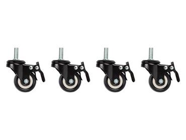 Аксесоар Lanberg castors x4 with thread and brake for wall mounting 19' cabinets