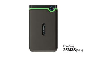 Твърд диск Transcend 4TB, 2.5' Portable HDD, StoreJet M3, Iron Gray