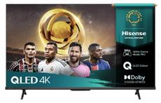Телевизор Hisense 43' E7Q Pro, 4K Ultra HD 3840x2160, QLED, Quantum Dot, 144Hz, HDR 10+ adaptive, HLG, Dolby Vision, DTS Virtual X, Smart TV, WiFi 5GHz, WiFi Direct, BT, Anyview Cast, 3xHDMI, 2xUSB, LAN, CI+, DVB-T2/C/S2, Black