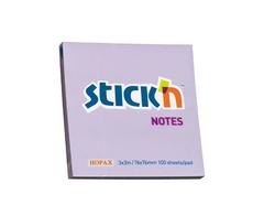 Самозалепващи листчета 75х75мм лилав пастел