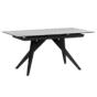 Трапезна маса КАЙ разтегателна- кръстосани черни крака