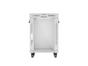 Комуникационен шкаф Lanberg rack cabinet 19' free-standing 15U/600x600 (flat pack) with glass door lcd grey v2