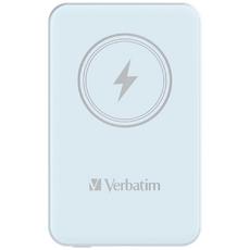 Външна батерия Verbatim MCP-5BE Power Pack 5000 mAh with UBS-C® PD 20W / Magnetic Wireless Charging 15W Blue