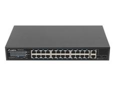 Комутатор Lanberg Switch 24 x 100MB POE+/2 x Combo Rack 19' Gigabit Ethernet, 250W