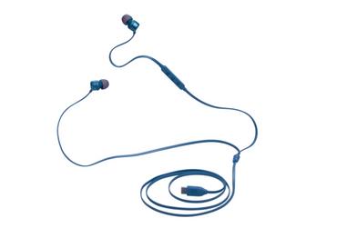 Слушалки JBL T310C BLU USB-C In-ear headphones