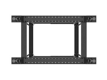 Комуникационен шкаф Lanberg open rack 19' 42U 600x1000 black