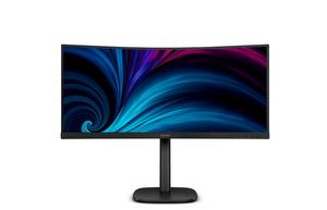 Монитор Philips 34B2U3600C, 34' Curved 1500R, VA, WLED, 3440x1440@120Hz, 4ms GtG, 300cd m/2, 3500:1, 50M:1 DCR, Adaptive Sync, FlickerFree, SoftBlue, 5Wx2, Tilt, Height Adjust, Swivel, HDMI, DP, USB hub