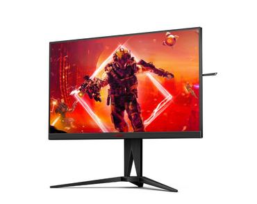 Монитор AOC AG325QZN/EU, 31.5' Fast VA WLED, 2560x1440@240Hz, 1ms GtG, 0.5ms MPRT, 400cd m/2, 4000:1, 80M:1 DCR, Adaptive Sync, FlickerFree, Tilt, Height Adjust, Pivot, Swivel, 2xHDMI, 2xDP, USB hub