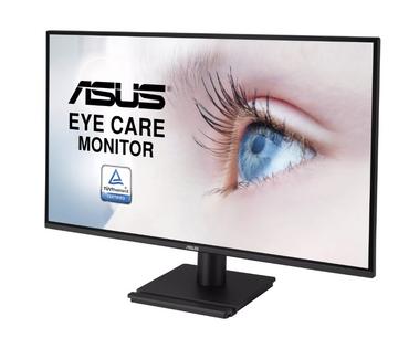 Монитор Asus VA27AQ Eye Care Monitor, 27 ', IPS, QHD, 99% sRGB, Frameless, HDMI, DisplayPort, VGA, 1ms MPRT, Stereo Speakers, Low Blue Light, Flicker Free, Wall Mountable, Black